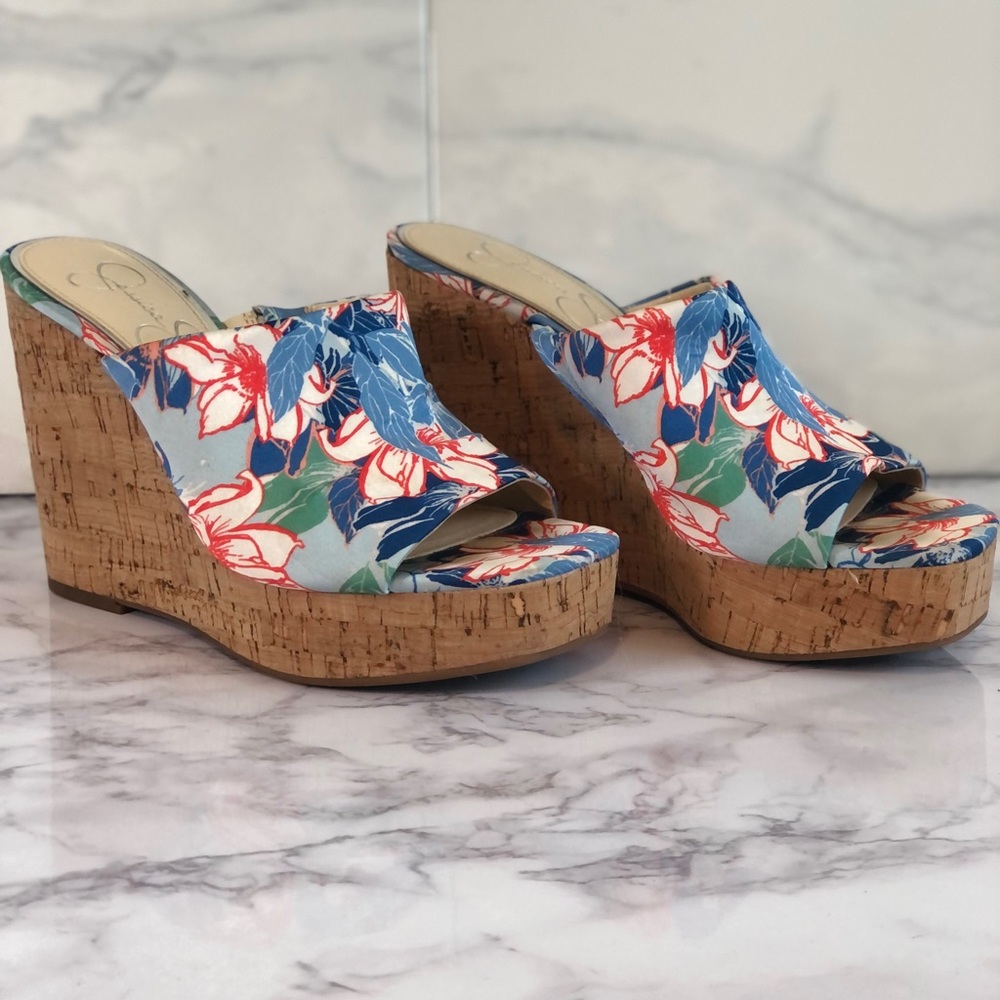 Jessica Simpson Women's Shantelle Wedge Heel Sandal